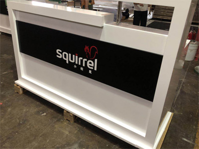 Wooden display cabinet