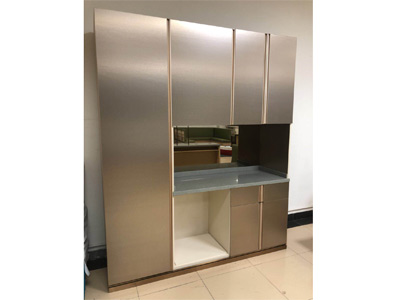 Wooden display cabinet