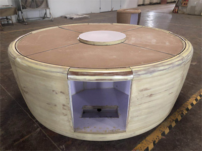 Wooden display cabinet