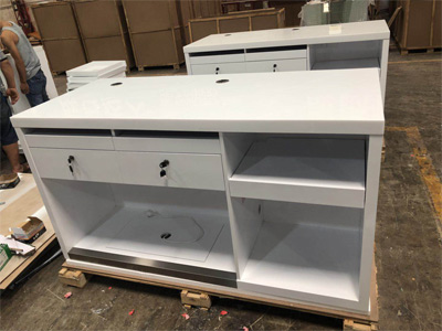 Wooden display cabinet