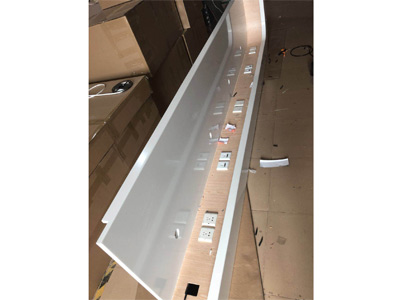 Wooden display cabinet