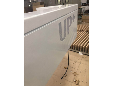 Wooden display cabinet