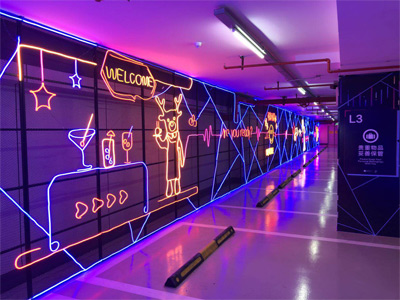 Store decoration effect